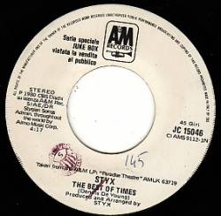 Styx : The Best of Times - Goodbye Elenore